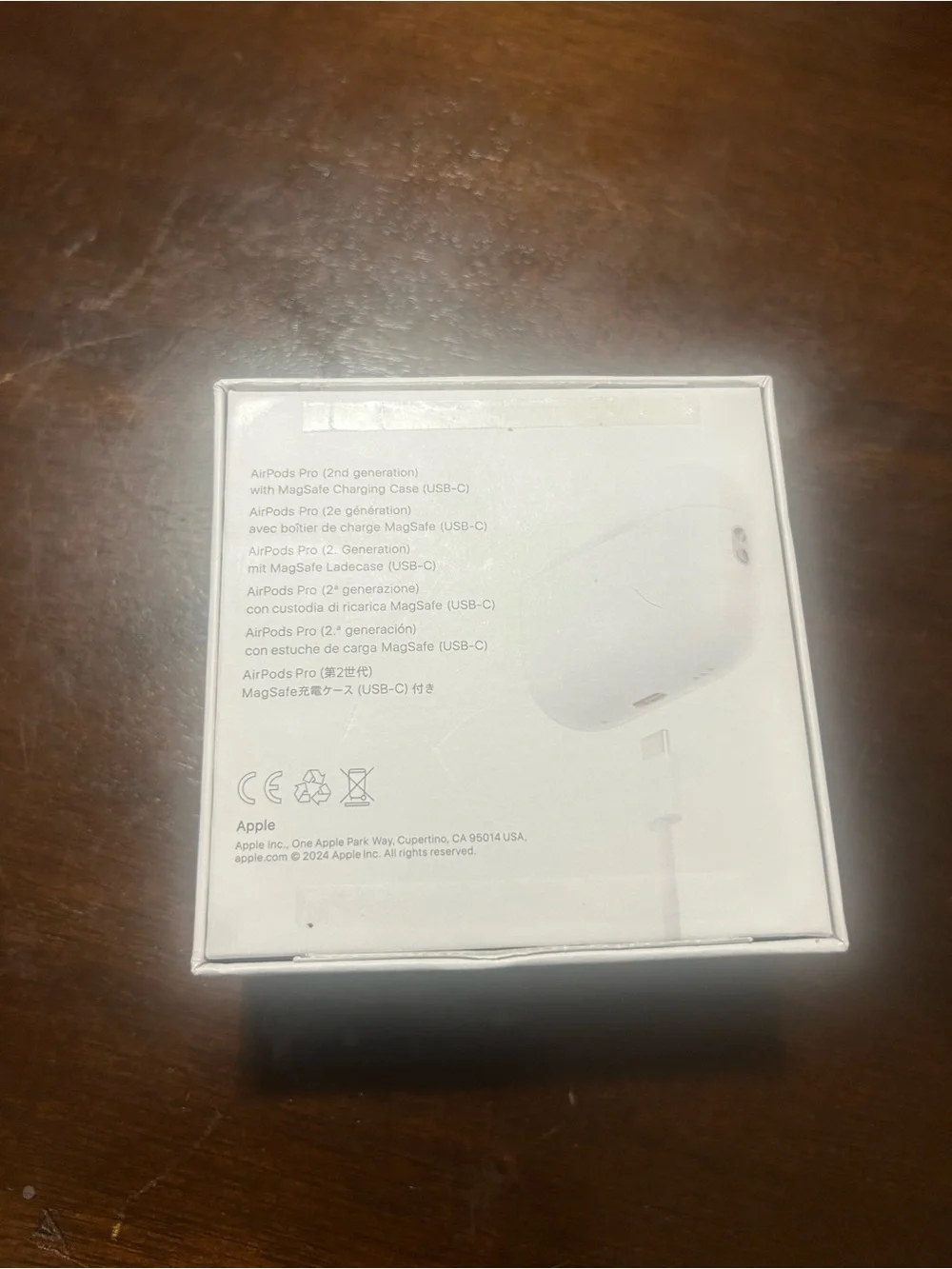 Apple White On-Ear Earbuds with Charging Case CC